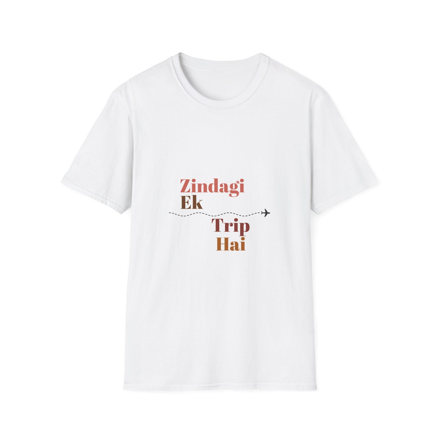 Life's a Trip : Zindagi Statement T-Shirt